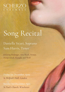 Song Recital: Daniella Sicari & Sam Harris