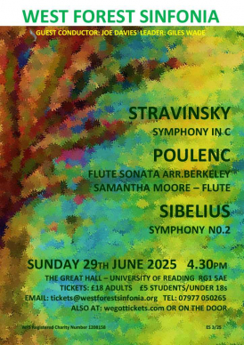 West Forest Sinfonia Summer Concert