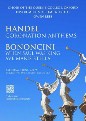 Handel: Coronation Anthems - Choir of The Queen's College, Oxford & Instruments of Time and Truth