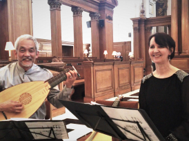 Din and Carmel at St Bride's