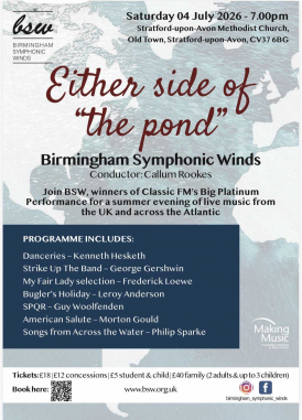 Flyer for Either Side of The Pond