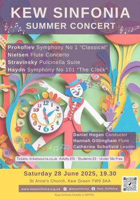 Kew Sinfonia Summer 2025 Concert