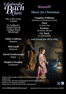 Edinburgh Bach Choir Christmas Concert 2023