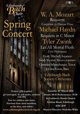 Edinburgh Bach Choir Spring Concert