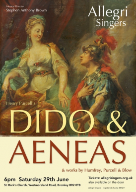 Purcells's Dido & Aeneas and other works by Purcell, Humfrey and Blow