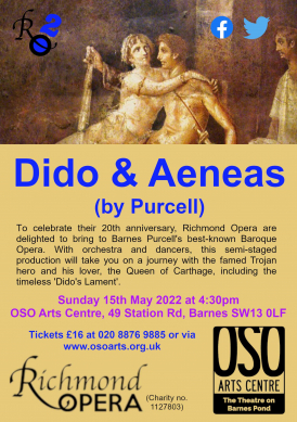 Dido and Aeneas Flyer