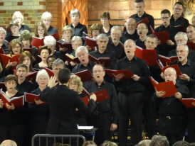 Kingston Choral Society performing at St Andrews Church, Surbiton