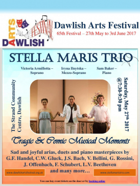 Stella Maris Trio at Dawlish Arts Festival 2017