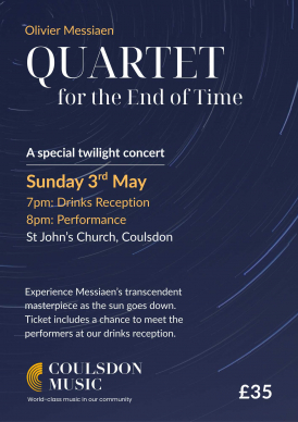 Coulson Music's upcoming concert