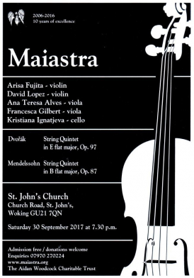Maiastra Woking Concert