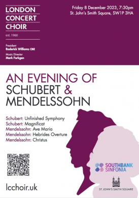 An Evening of Schubert and Mendelssohn