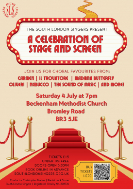 A Choral Concert Celebrating the Music of Stage and Screen