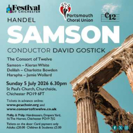 Handel composed Samson immediately after Messiah in 1741 but it was not performed until first performed in 1743 at Covent Garden, London. It proved an instant success and has never fallen entirely out of favour since then. Renowned for its dramatic power,