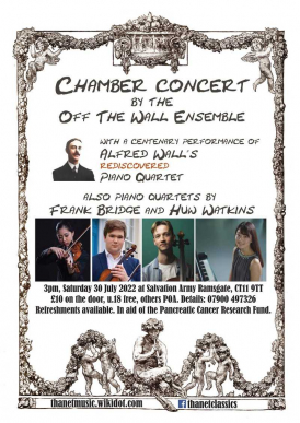 Thanet chamber concert poster