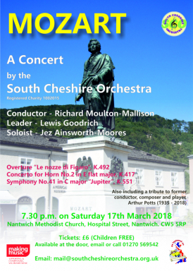 Mozart Concert Poster
