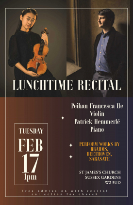 Lunchtime Recital Poster