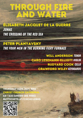 Through Fire and Water: Cantatas by Jacquet de la Guerre and Planyavsky