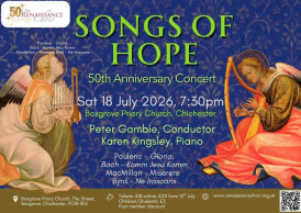 The Renaissance Choir's 50th anniversary concert at Boxgrove Priory Church