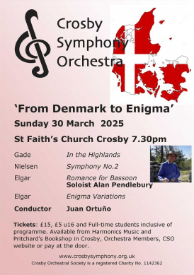 Crosby Symphony Orchestra - From Denmark to Enigma