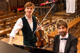 Yury Revich (violin), Matthieu Esnult (piano), photo Jonathan Fitas