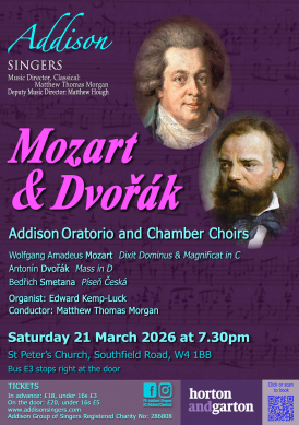 Portrait of Dvorak and Mozart