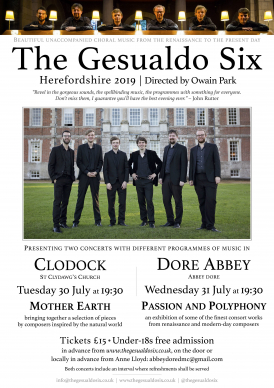 Herefordshire Concerts Poster