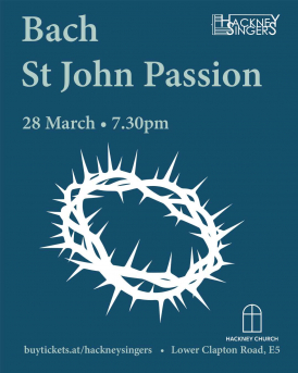 Crown of thorns on blue background