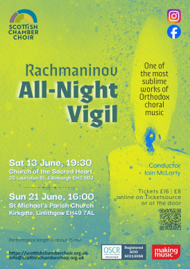 Rachmaninov's All-Night Vigil with the Scottish Chamber Choir