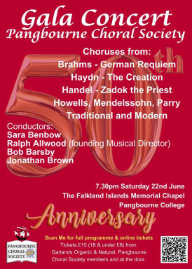 50th Anniversary of Pangbourne Choral Society