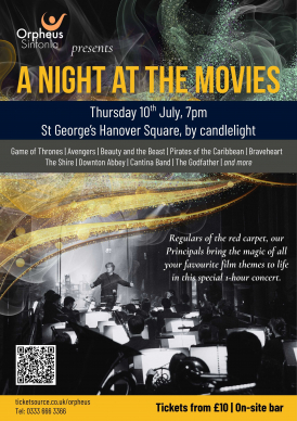 A Night at the Movies by candlelight