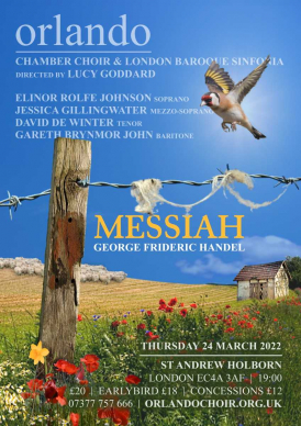 Orlando Chamber Choir, directed by Lucy Goddard: Handel's Messiah