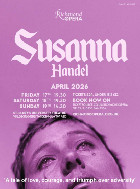 Flyer for 'Richmond Opera presents Handel’s Susanna'