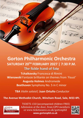 Gorton Philharmonic Orchestra Winter Concert 2027