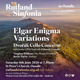 Rutland Sinfonia Concert poster