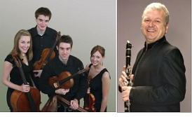 Sacconi Quartet and Michael Collins, clarinet
