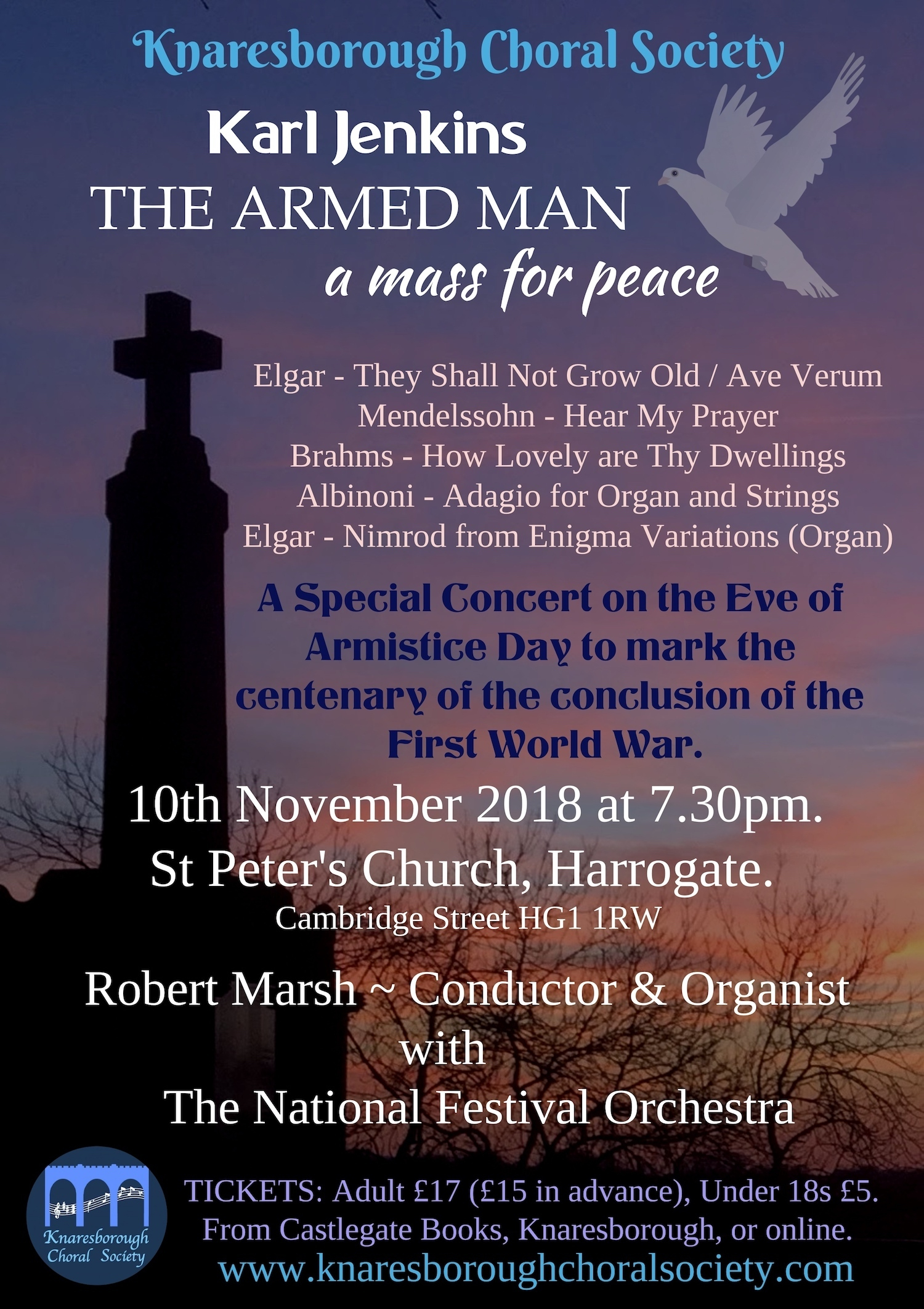 Karl Jenkins Armed Man Mass For Peace A Mass for Peace- Karl Jenkins 'The Armed Man': Knaresborough Choral