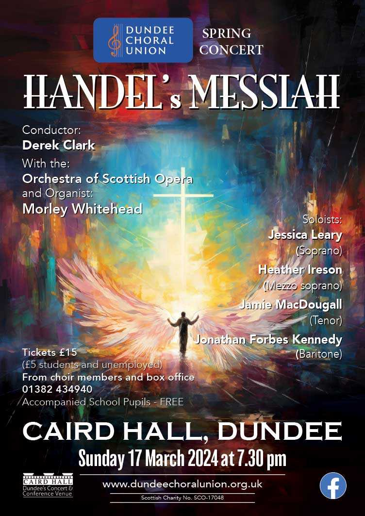 Dundee Choral Union Spring Concert 2024 at Caird Hall, Dundee on Sunday