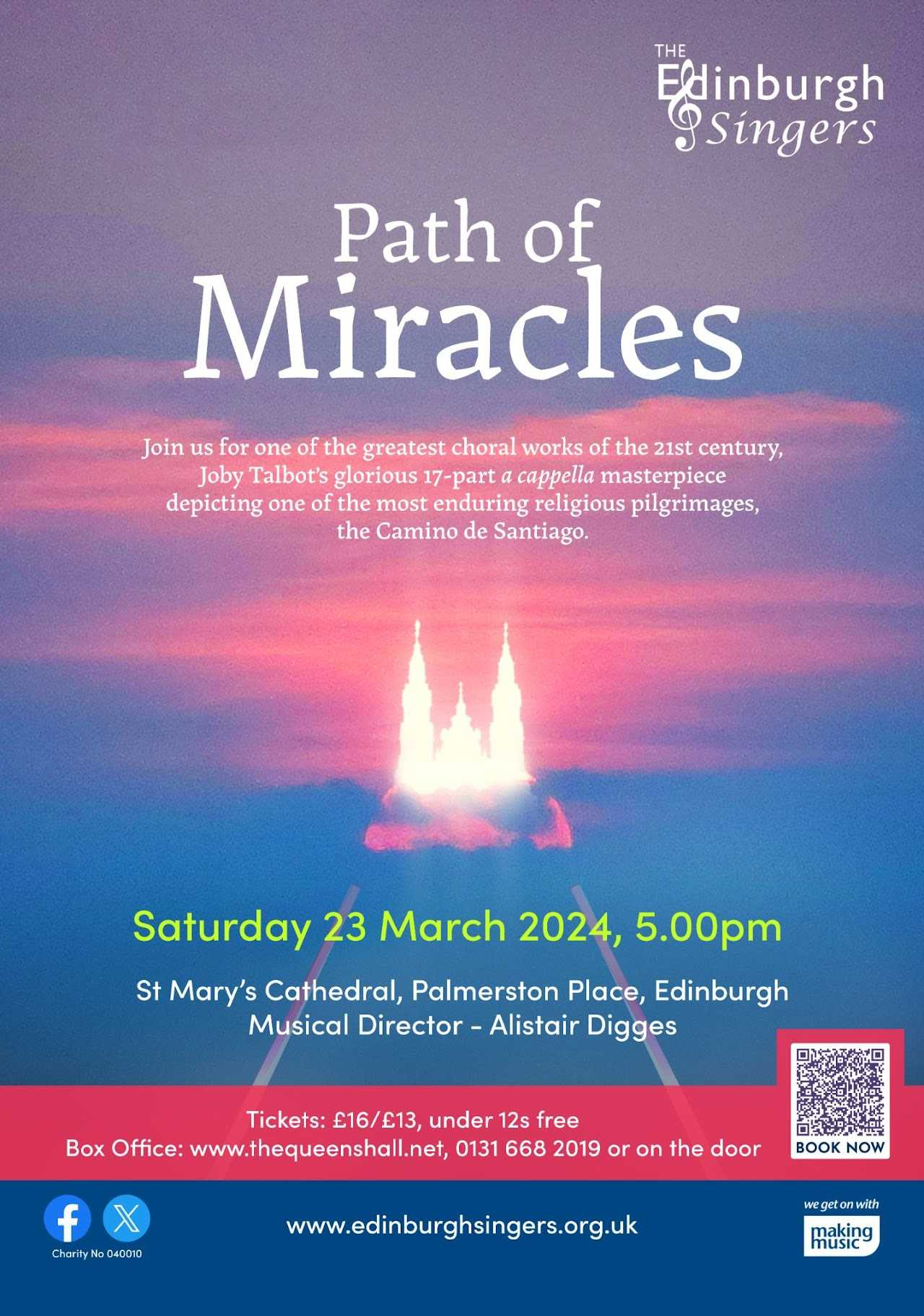 Path of Miracles at St Mary's Cathedral, Edinburgh on Saturday 23rd