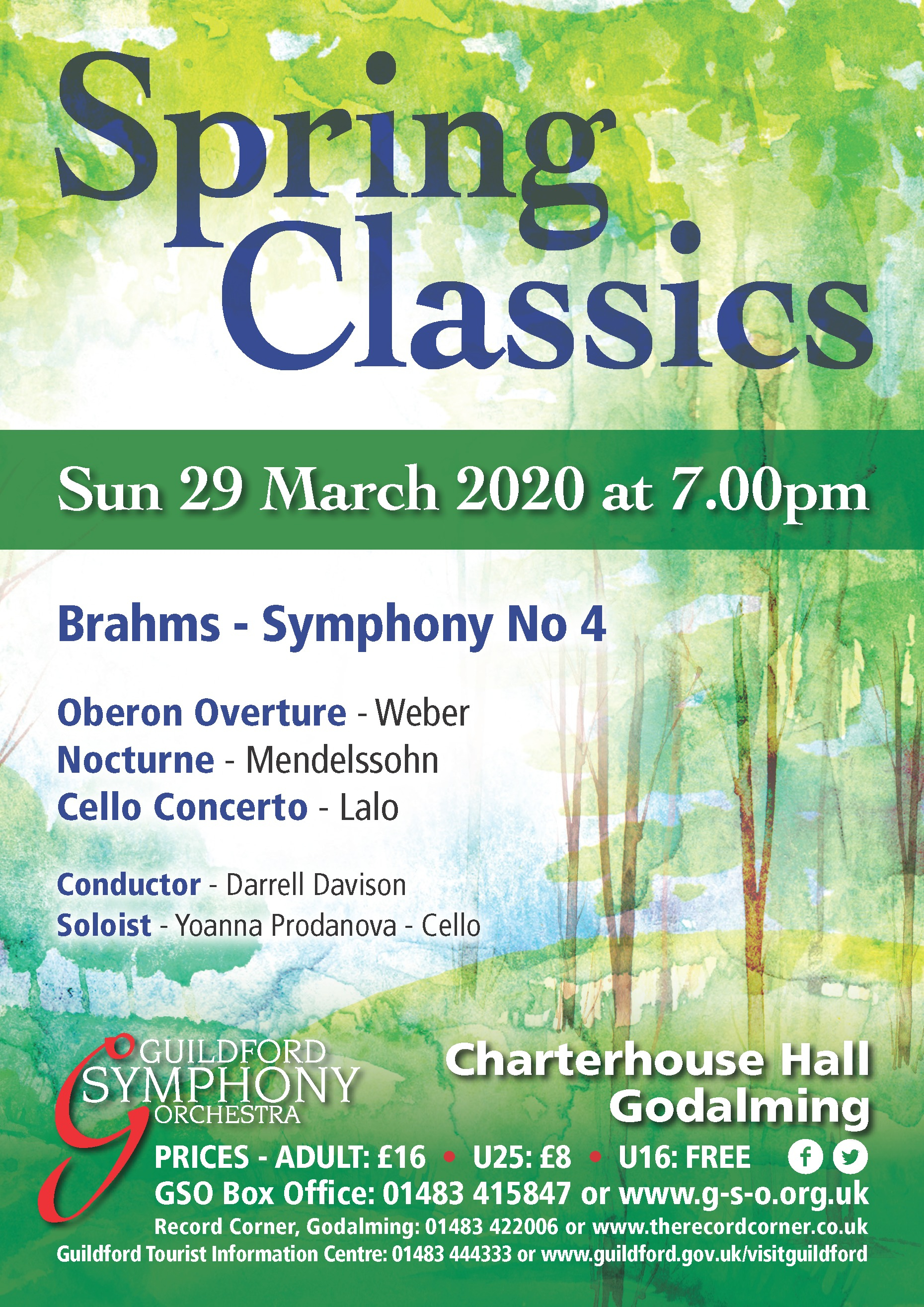 Spring Classics at Charterhouse School, Godalming on Sunday 29th March