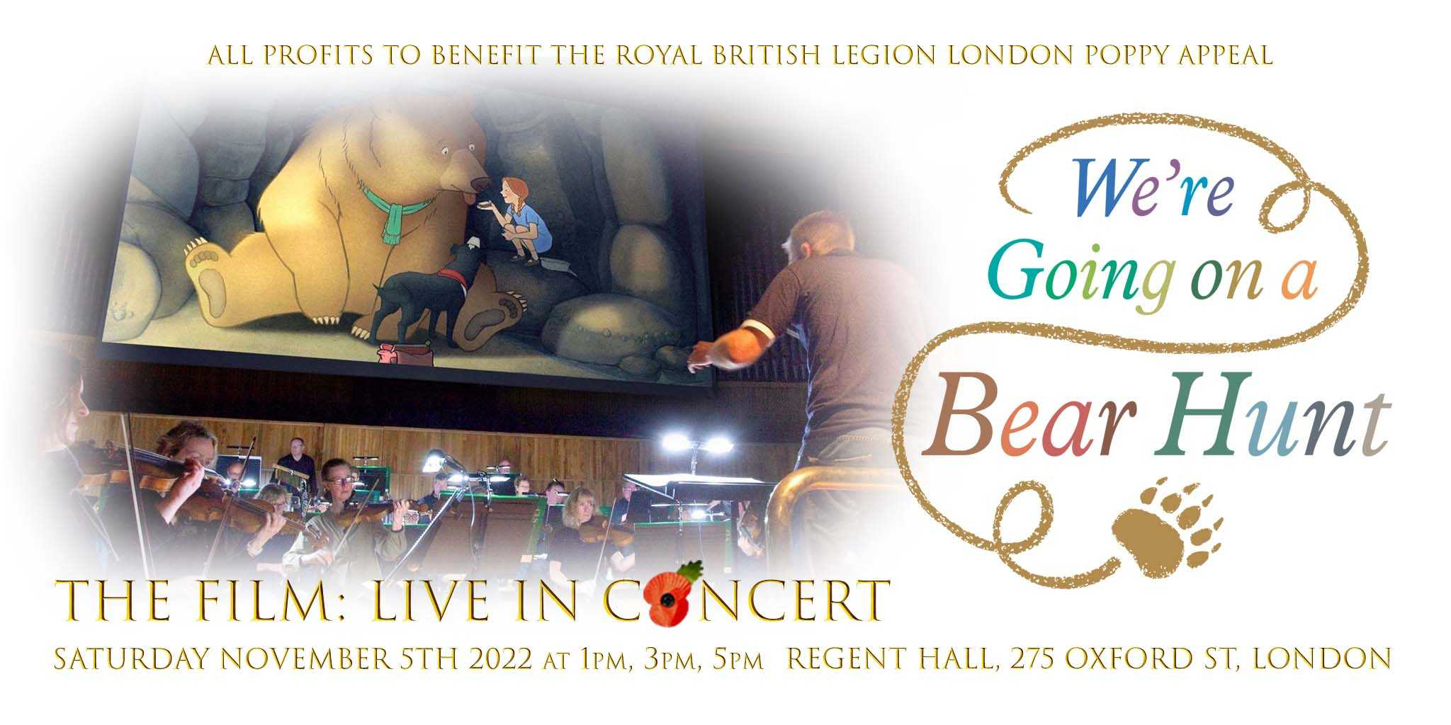 We're Going On A Bear Hunt The Film Live In Concert Charity